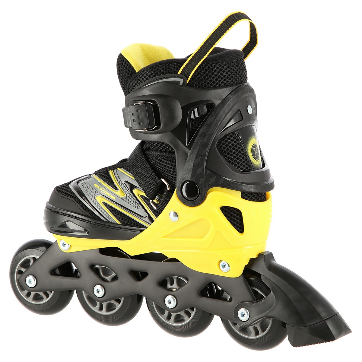 Role Reglabile Nils Extreme NA11010 Negru/Galben [2]