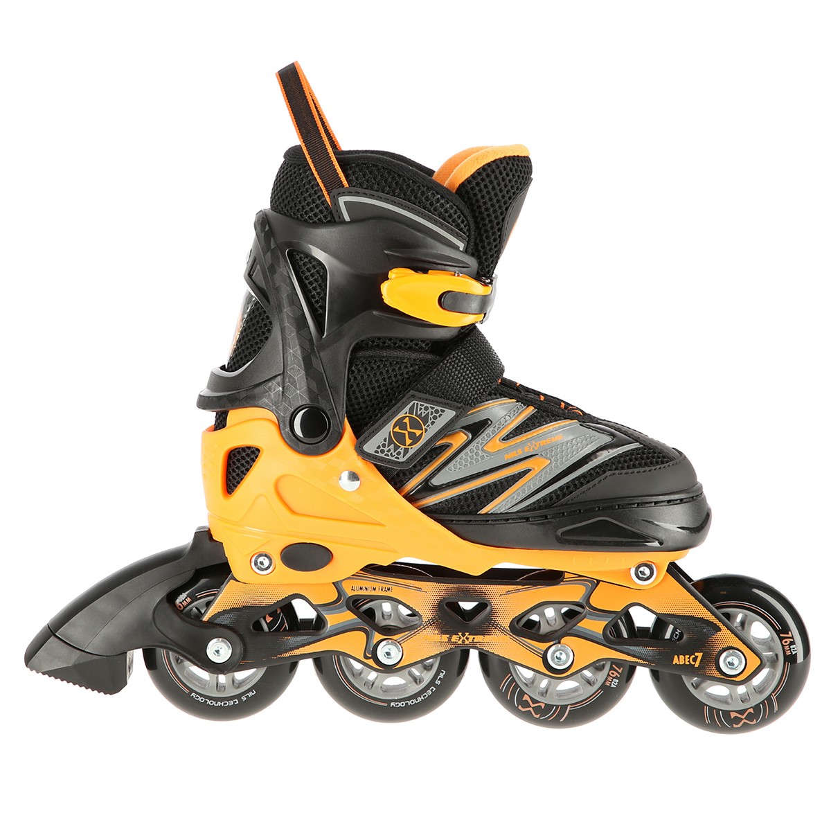 Role Reglabile Nils Extreme NA11010 Negru/Portocaliu [3]