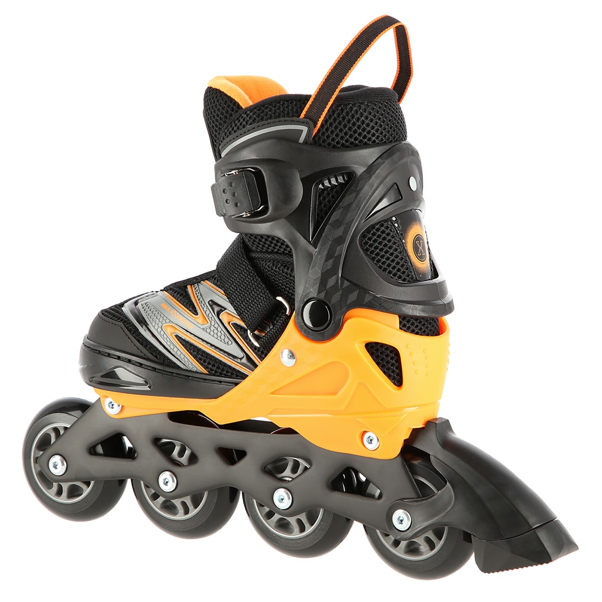 Role Reglabile Nils Extreme NA11010 Negru/Portocaliu [2]
