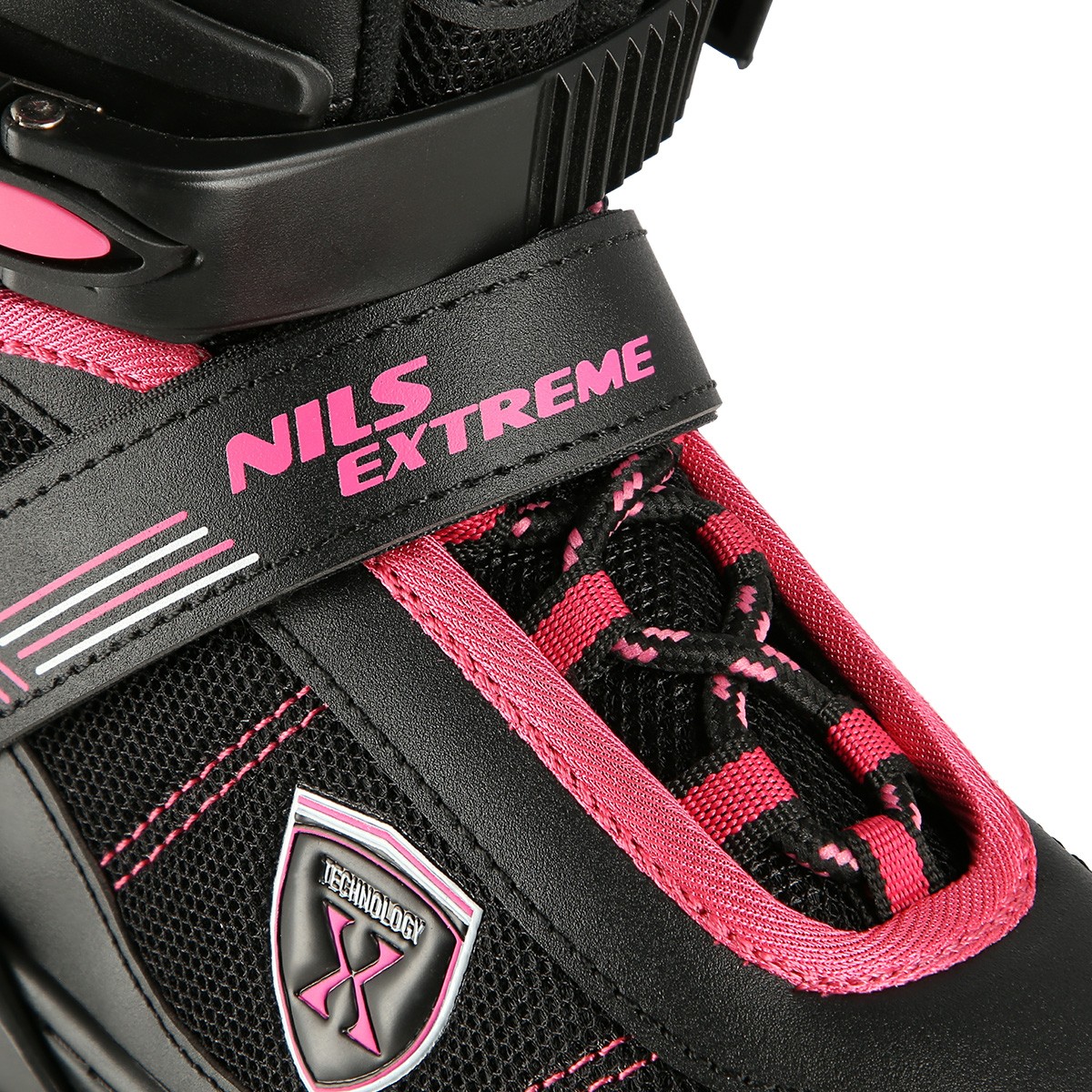 Role Reglabile Nils Extreme NA19088 Negru/Roz [8]