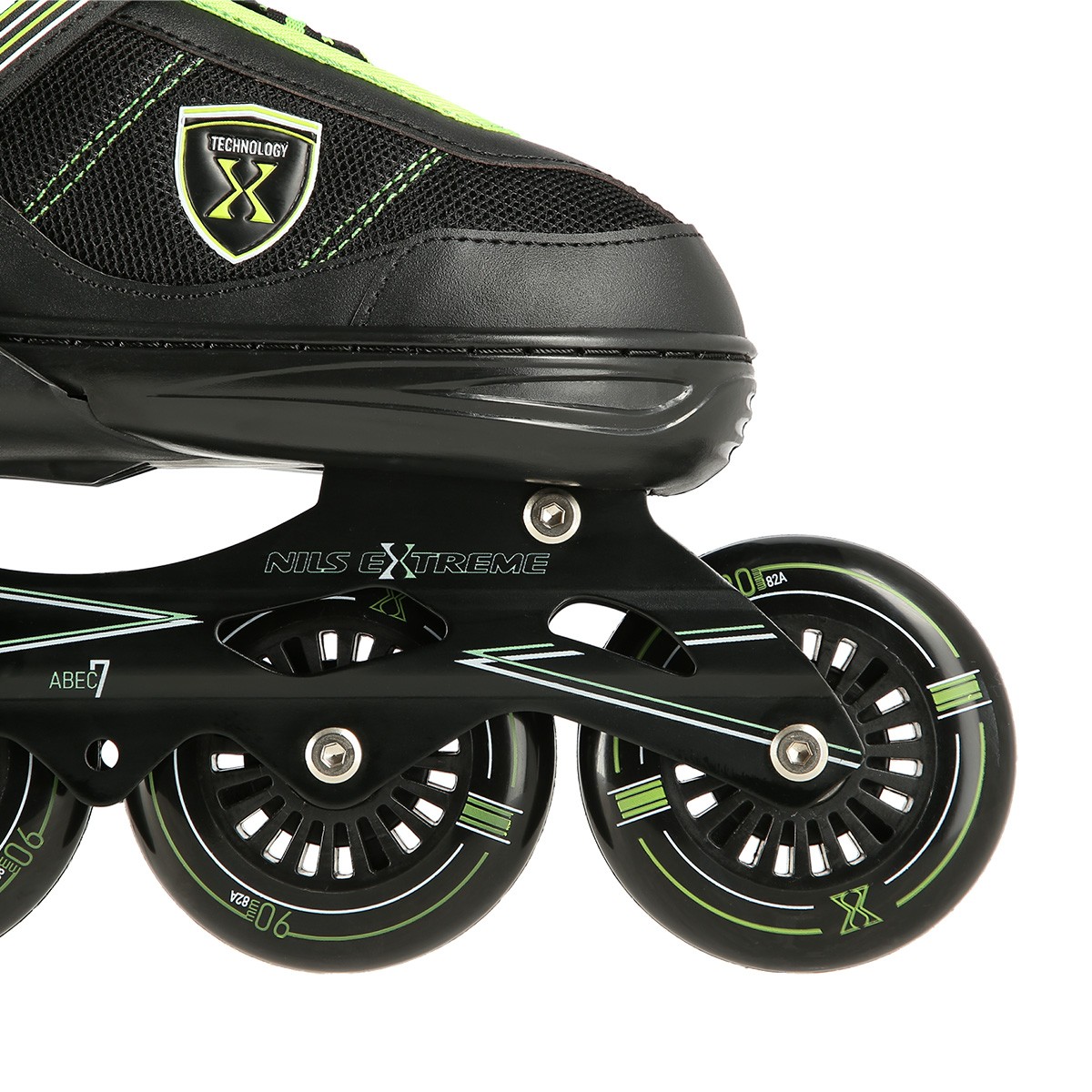 Role Reglabile Nils Extreme NA19088 Negru/Verde [5]