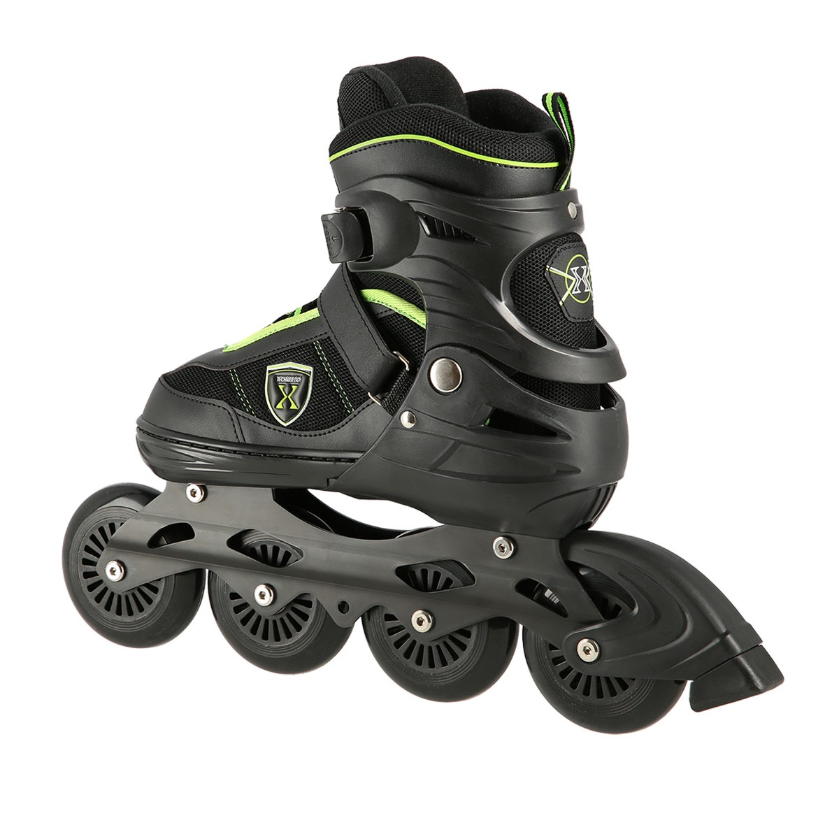 Role Reglabile Nils Extreme NA19088 Negru/Verde [4]