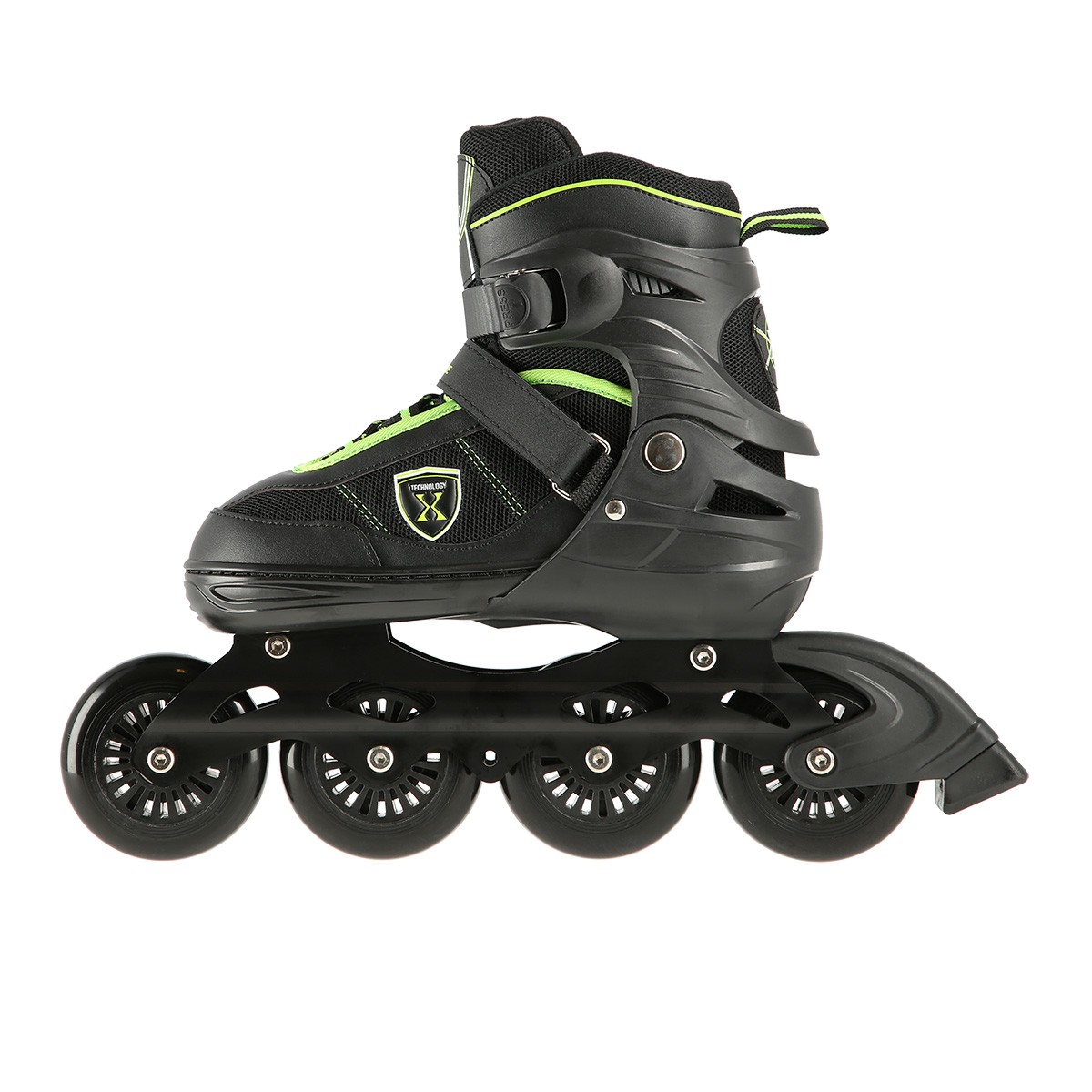 Role Reglabile Nils Extreme NA19088 Negru/Verde [2]