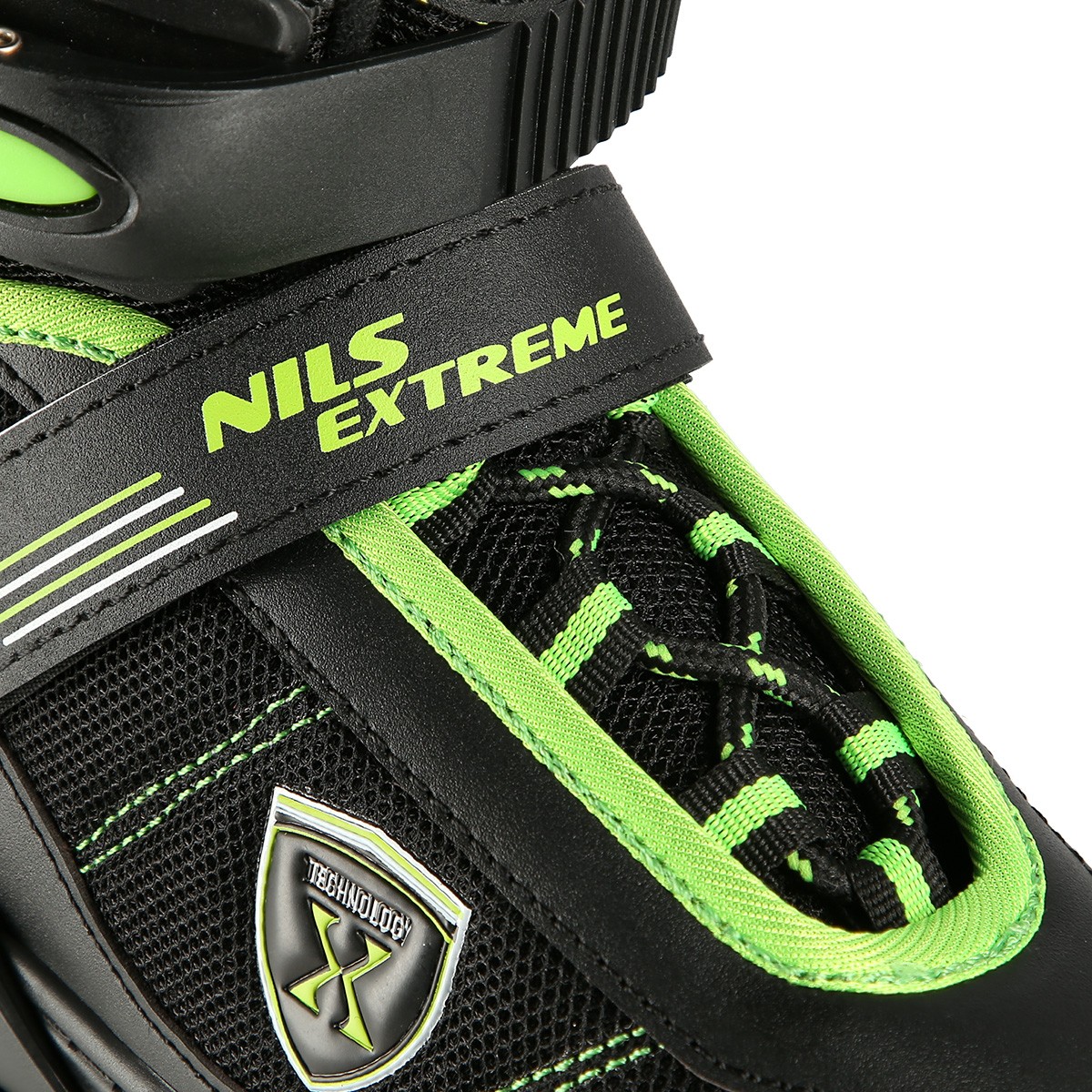 Role Reglabile Nils Extreme NA19088 Negru/Verde [8]