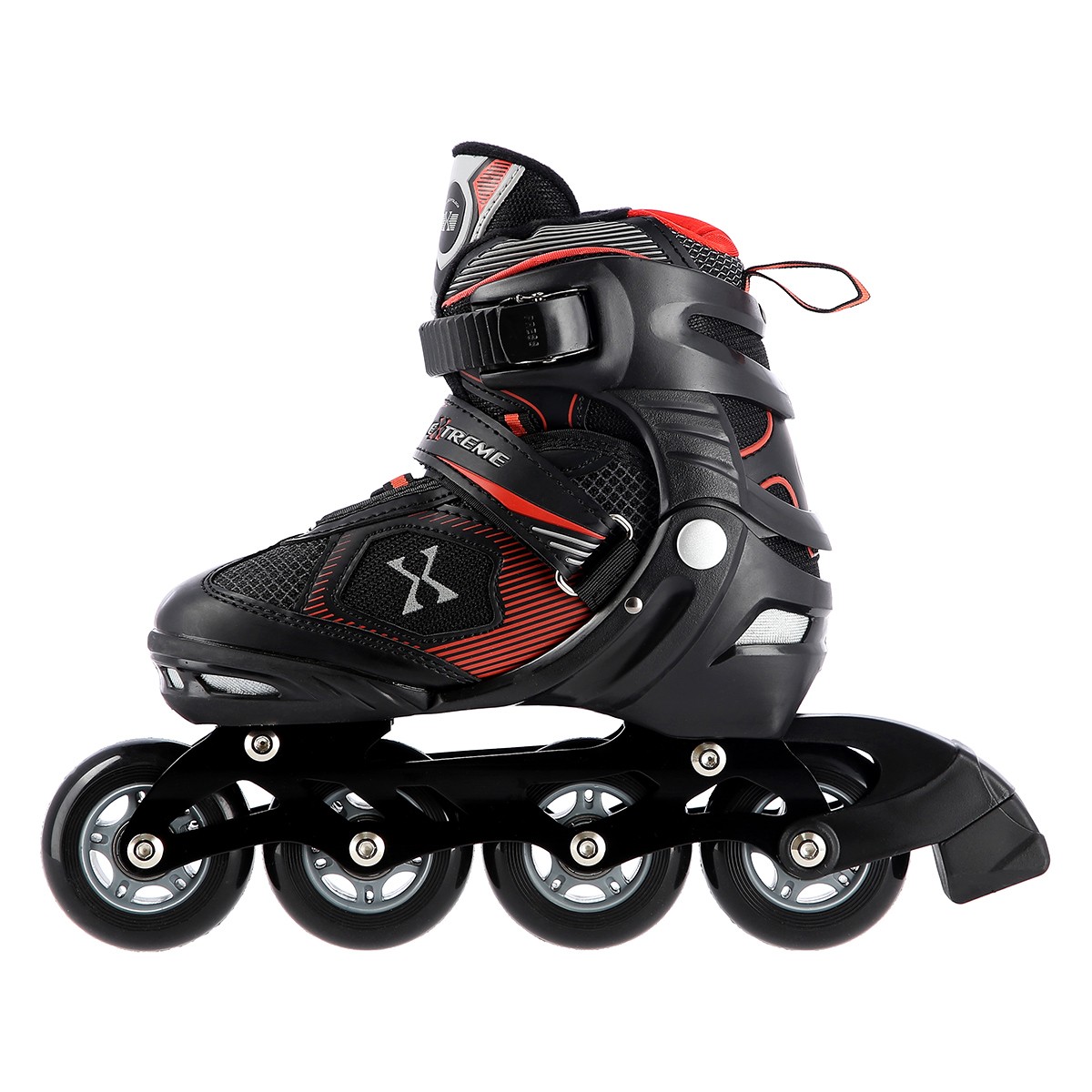 Role Reglabile Nils Extreme NA9080 Negru/Rosu [3]
