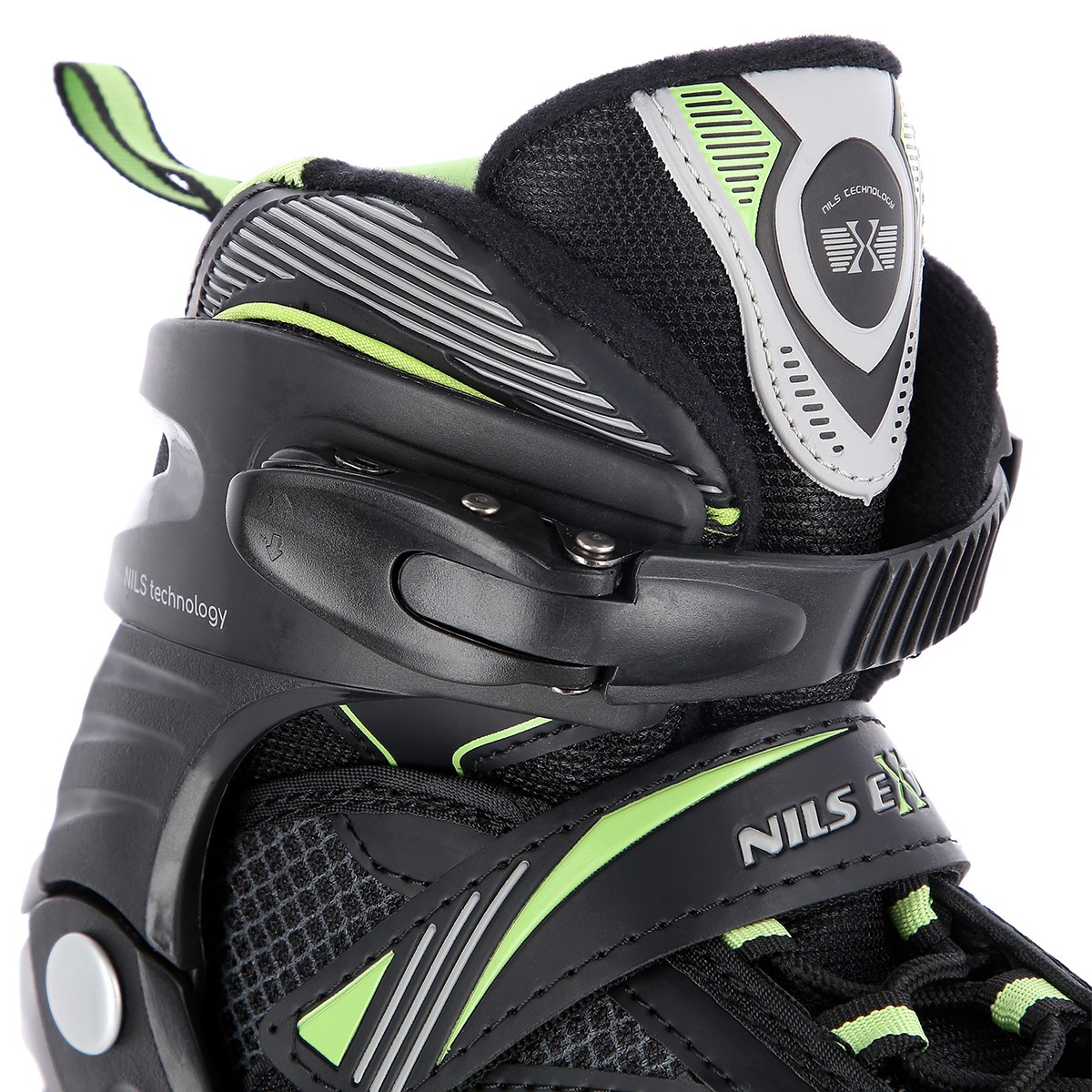 Role Reglabile Nils Extreme NA9080 Negru/Verde [8]