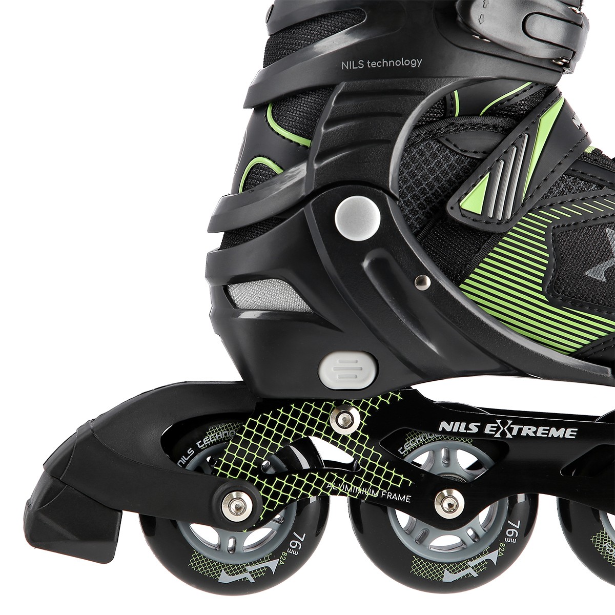 Role Reglabile Nils Extreme NA9080 Negru/Verde [6]