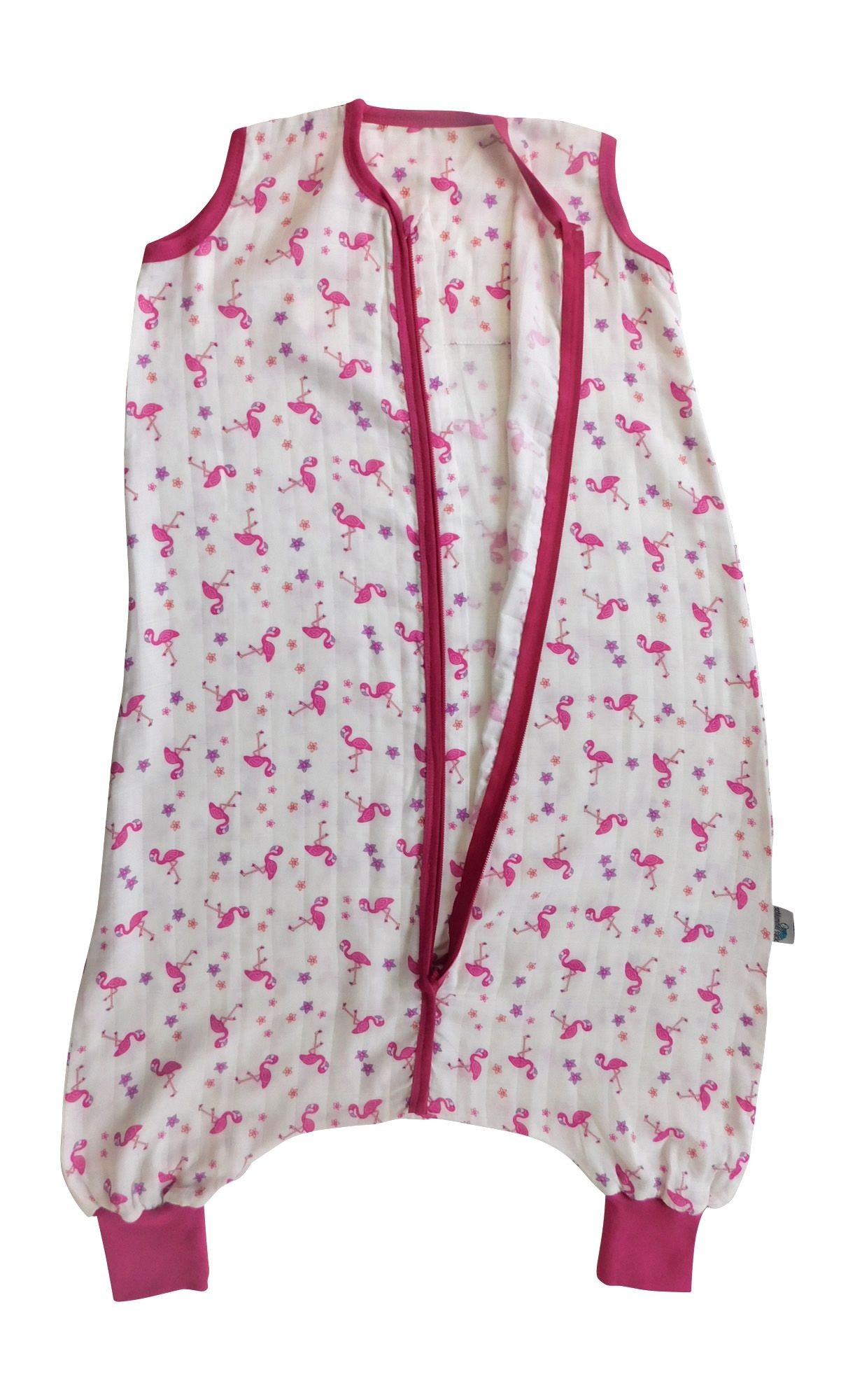 Sac de dormit cu picioruse Bamboo Flamingo 2-3 ani 0.2 Tog - Slumbersac [2]