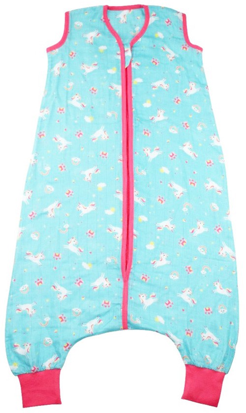 Sac de dormit cu picioruse Bamboo Unicorn 5-6 ani 0.2 Tog - Slumbersac [1]