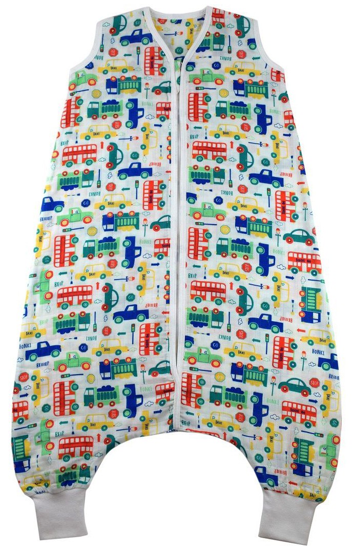 Sac de dormit cu picioruse Bamboo Vehicles 5-6 ani 0.2 Tog - Slumbersac [1]
