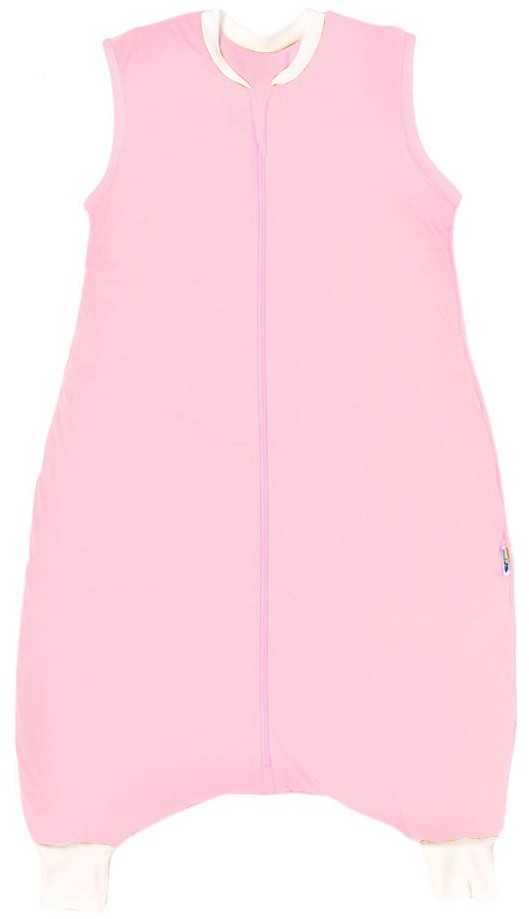 Sac de dormit cu picioruse Plain Pink 100 cm 1.0 Tog - Slumbersac [1]