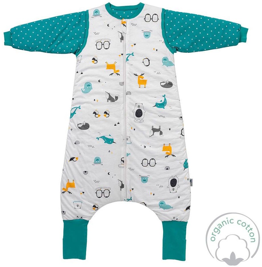 Sac de dormit cu picioruse si maneca lunga detasabila Polar Pals 120 cm + manseta 2.5 Tog - Slumbersac [1]