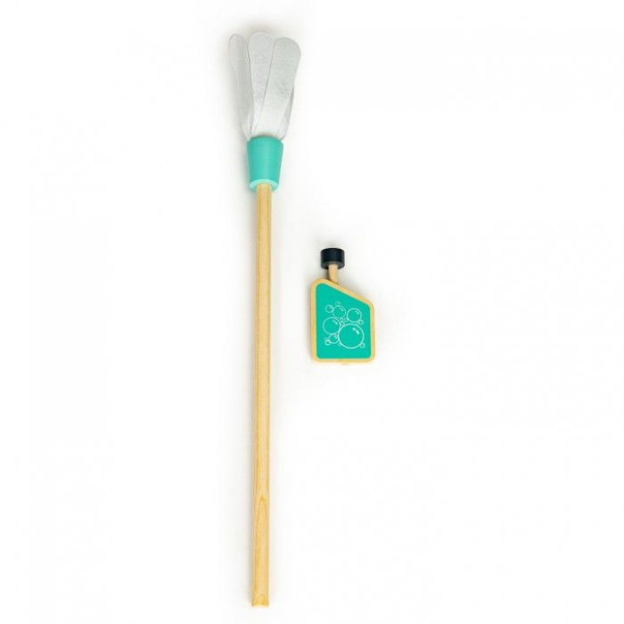 Antemergator din lemn XXL cu aspirator si elemente pentru curatenie Ecotoys 4404 [8]