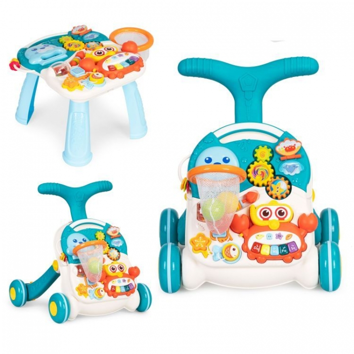 Antemergator educational 2 in 1 Huanger HE0828 - Alb cu albastru [2]