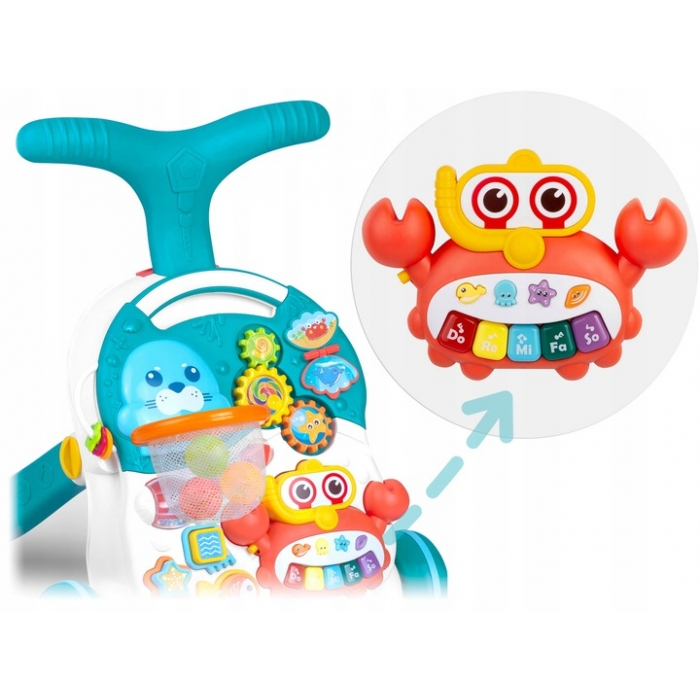 Antemergator educational 2 in 1 Ricokids RK-810 Alb cu albastru [6]