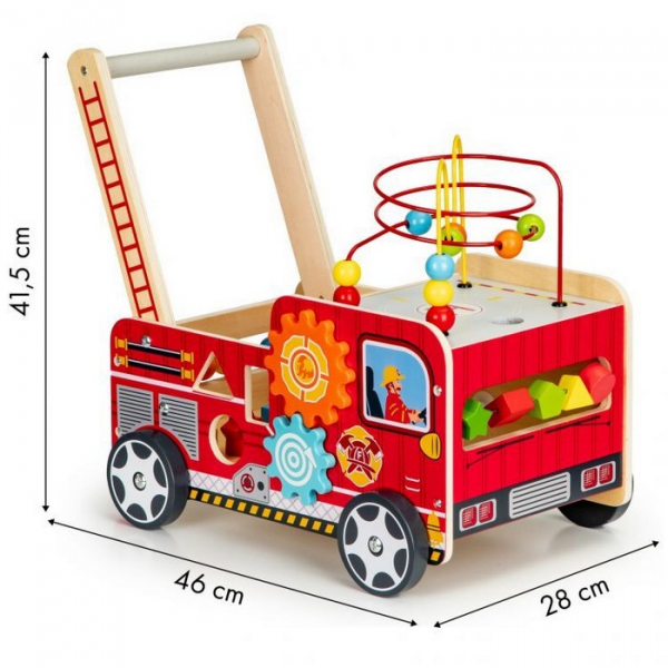 Antemergator educational cu blocuri din lemn Ecotoys TL09025 [11]