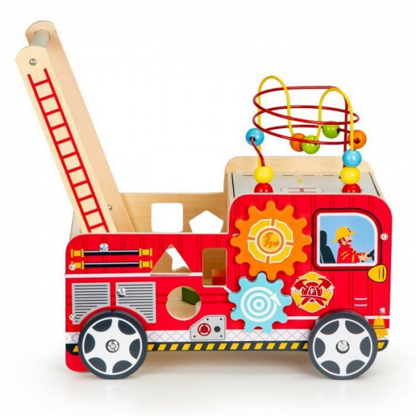 Antemergator educational cu blocuri din lemn Ecotoys TL09025 [2]