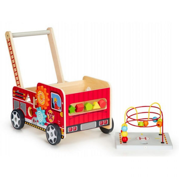 Antemergator educational cu blocuri din lemn Ecotoys TL09025 [6]