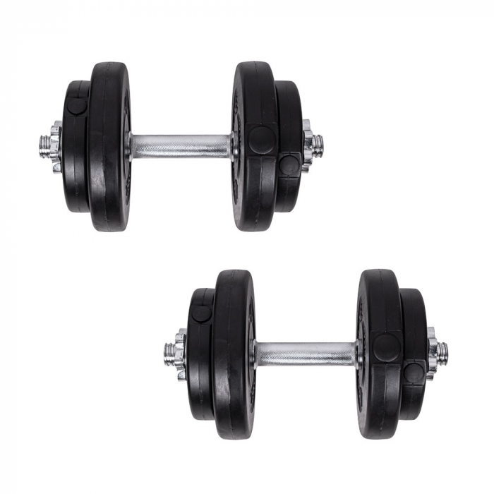 Aparat Multifunctional inSPORTline Power Tower si Set Gantere 3-50 kg [8]