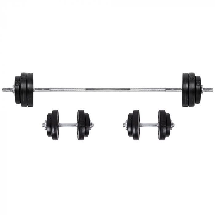Aparat Multifunctional inSPORTline Power Tower si Set Gantere 3-50 kg [6]