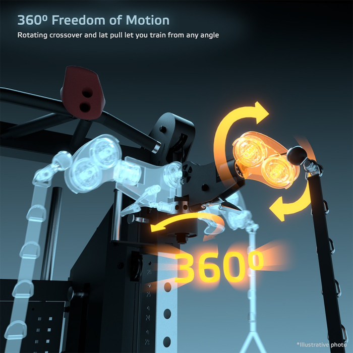 Aparat multifunctional Power Rack inSPORTline Cable Column CC550 [14]