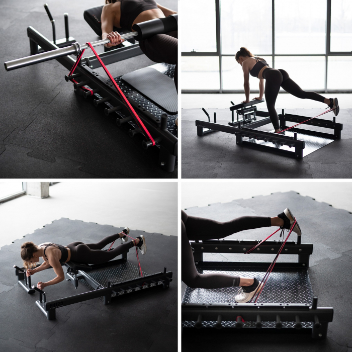 Aparat pentru fesieri HMS PHT25 HIP THRUST / DEADLIFT [9]