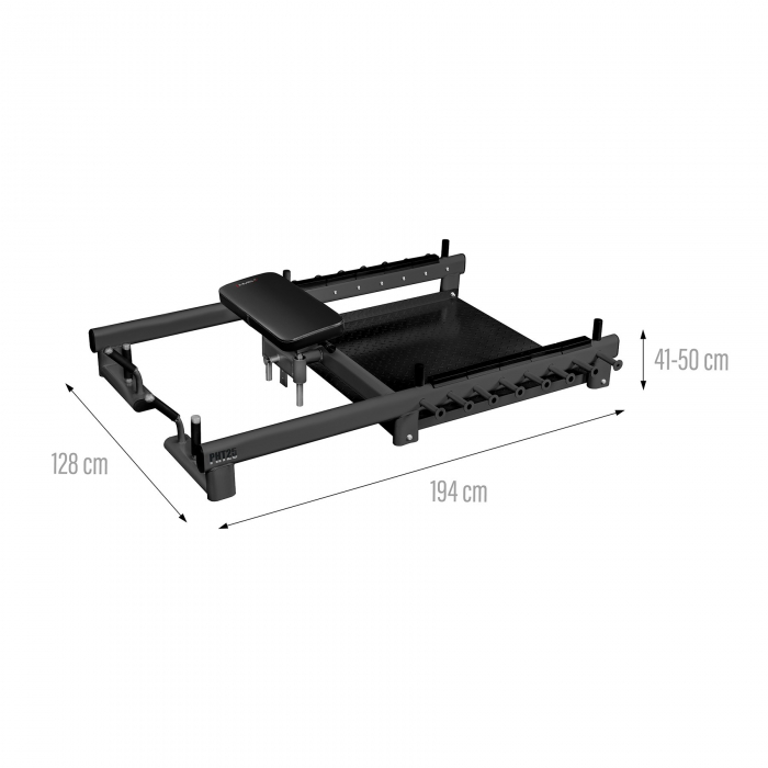 Aparat pentru fesieri HMS PHT25 HIP THRUST / DEADLIFT [5]