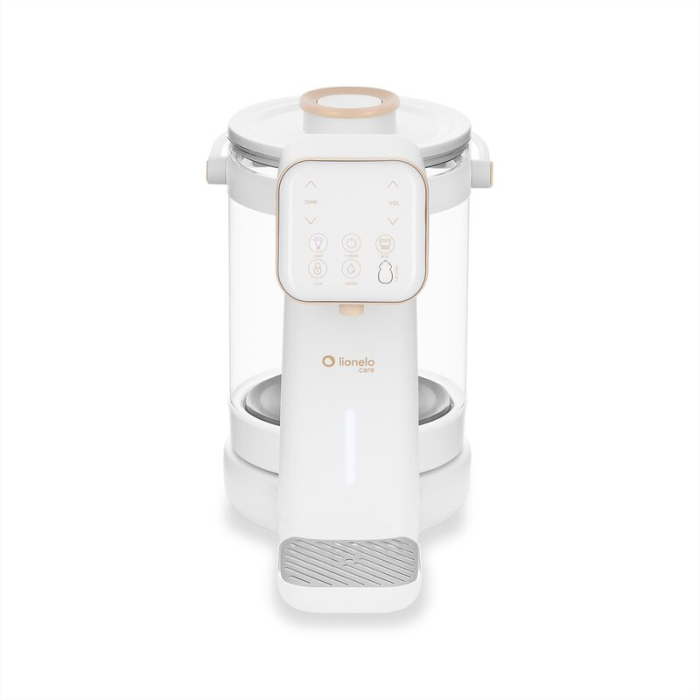 Aparat pentru incalzirea si declorizare apei Lionelo Babypresto 2.0, Pentru lapte parf, Lampa UV, Rezervor 3l, Lumina de noapte, Dozare 30- 300 ml, 1200 W, Afisaj digital, Alb [4]