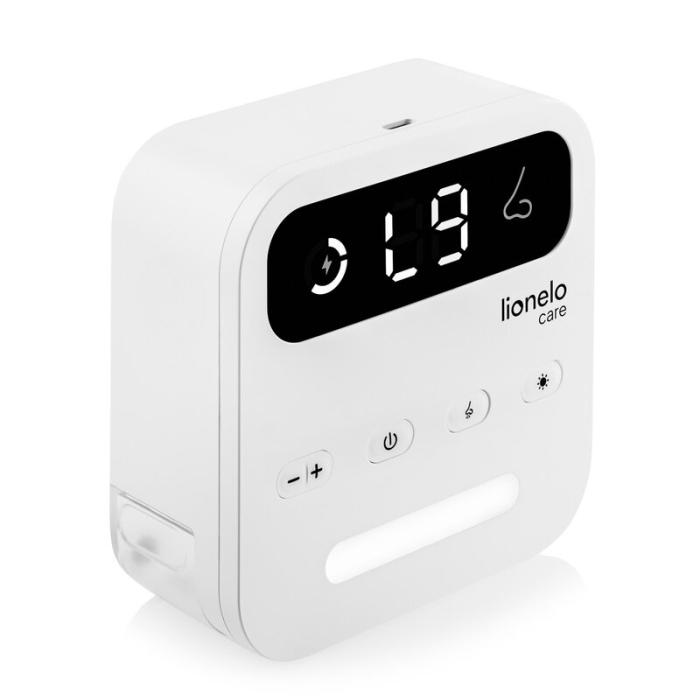 Aspirator nazal electric, Lionelo, Babyair Flow, Multifunctional, 9 trepte de aspirare, Functionare wireless pana la 2.5 h, Silentios, Functie de lampa, 3 varfuri din silicon, Perie de curatare inclus [11]