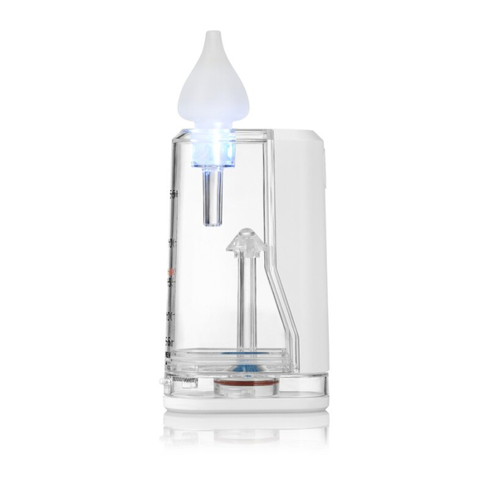 Aspirator nazal electric, Lionelo, Babyair Flow, Multifunctional, 9 trepte de aspirare, Functionare wireless pana la 2.5 h, Silentios, Functie de lampa, 3 varfuri din silicon, Perie de curatare inclus [12]