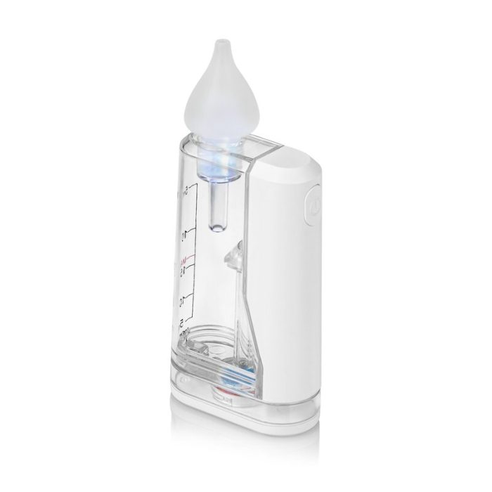 Aspirator nazal electric, Lionelo, Babyair Flow, Multifunctional, 9 trepte de aspirare, Functionare wireless pana la 2.5 h, Silentios, Functie de lampa, 3 varfuri din silicon, Perie de curatare inclus [13]