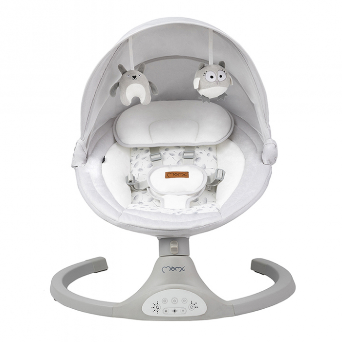 Balansoar electric MoMi Lami, Light Grey [2]