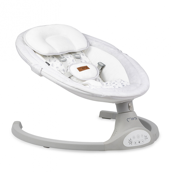 Balansoar electric MoMi Lami, Light Grey [4]