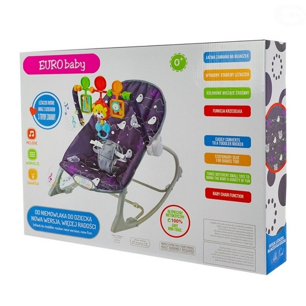 Balansoar EURObaby Little Forest - Violet [2]