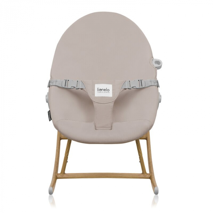 Balansoar Lionelo Dalia 4 in 1 cu bara de jucarii Bej [15]