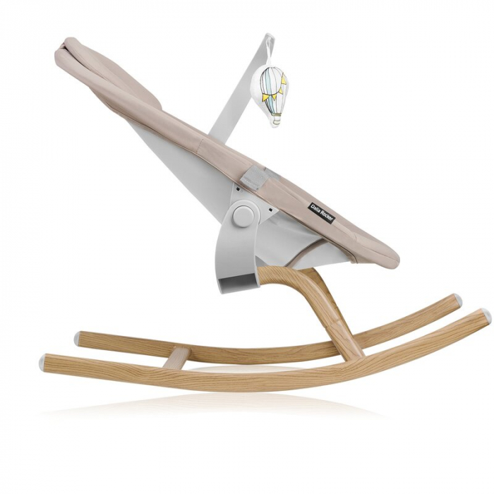 Balansoar Lionelo Dalia 4 in 1 cu bara de jucarii Bej [9]