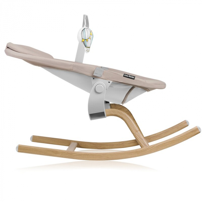 Balansoar Lionelo Dalia 4 in 1 cu bara de jucarii Bej [7]