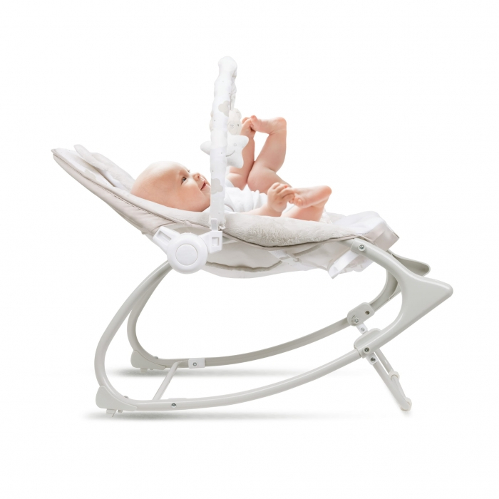 Balansoar multifunctional cu sunete si jucarii Kidwell Pino - Bej [3]