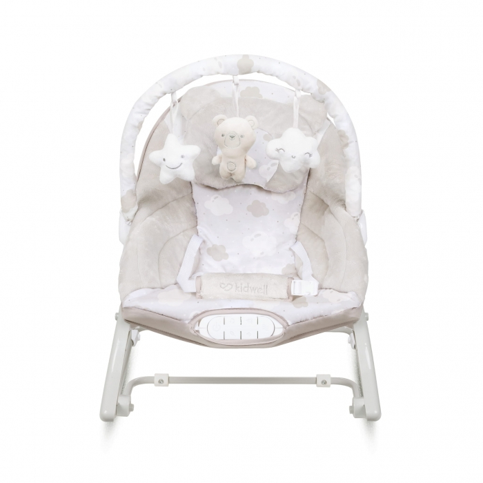 Balansoar multifunctional cu sunete si jucarii Kidwell Pino - Bej [7]