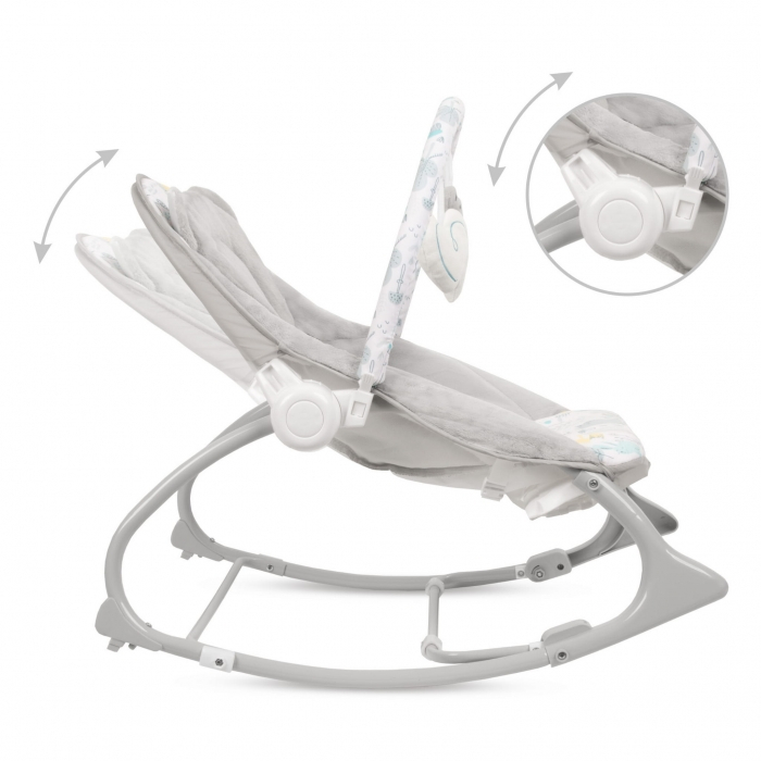 Balansoar multifunctional cu sunete si jucarii Kidwell Pino - Forest [7]