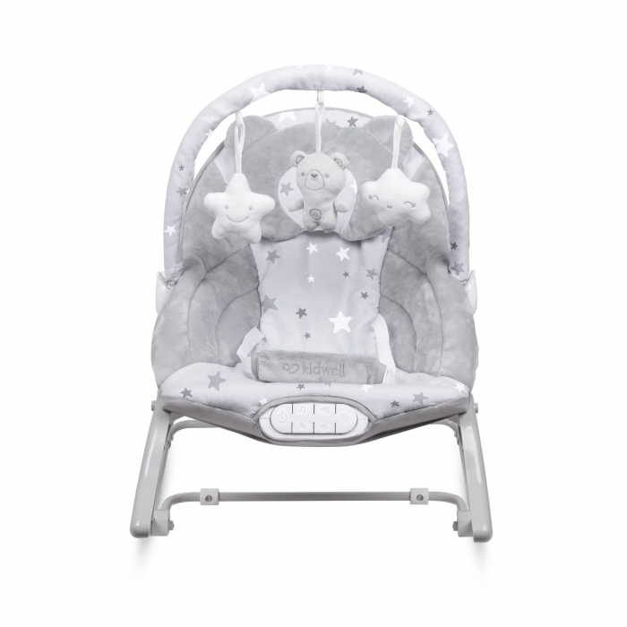 Balansoar multifunctional cu sunete si jucarii Kidwell Pino - Gri [9]