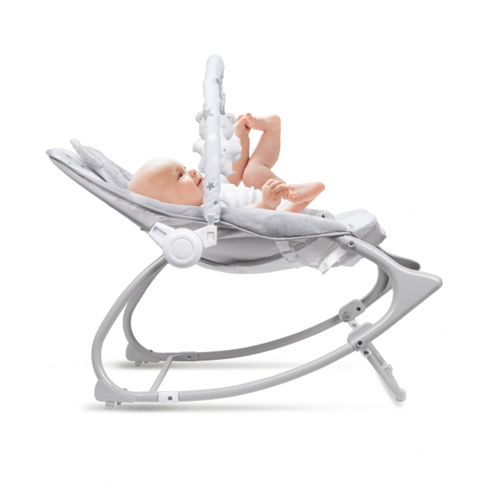 Balansoar multifunctional cu sunete si jucarii Kidwell Pino - Gri [3]
