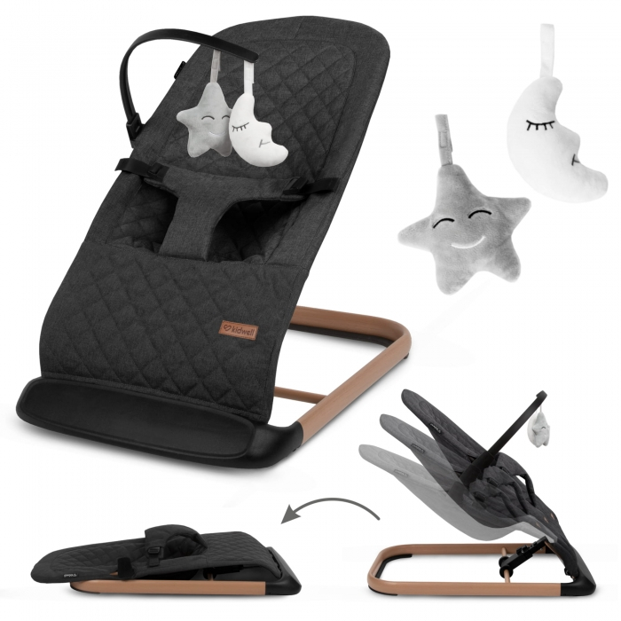 Balansoar pentru copii Kidwell Laro - Wooden Black [9]