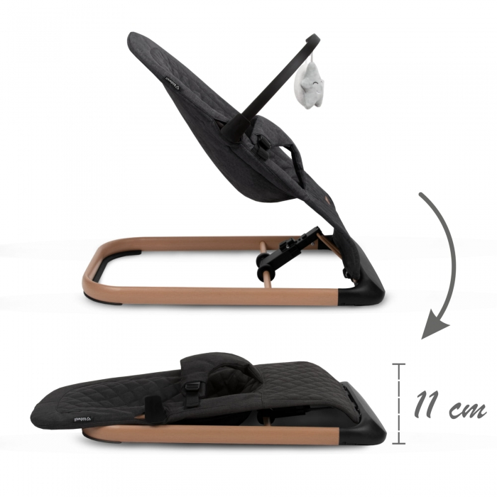 Balansoar pentru copii Kidwell Laro - Wooden Black [4]