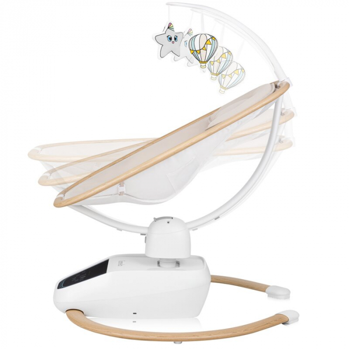 Balansoar si sezlong Lionelo Olivia 2 in 1 Electric cu leganare 3D Bej [9]