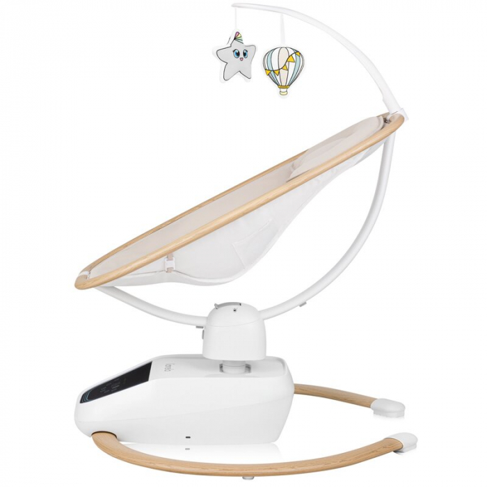 Balansoar si sezlong Lionelo Olivia 2 in 1 Electric cu leganare 3D Bej [8]