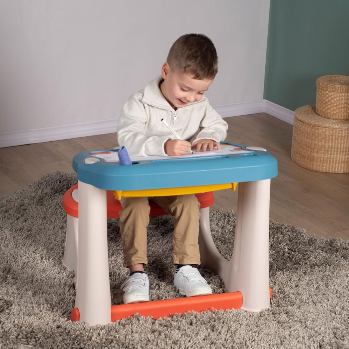 Banca scolara Smoby Magical Desk cu accesorii [5]