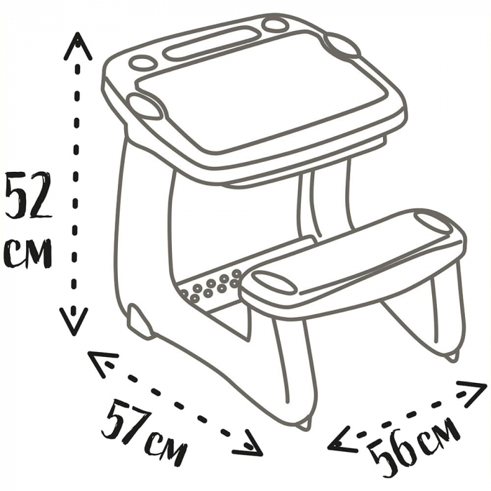 Banca scolara Smoby Magical Desk cu accesorii [2]