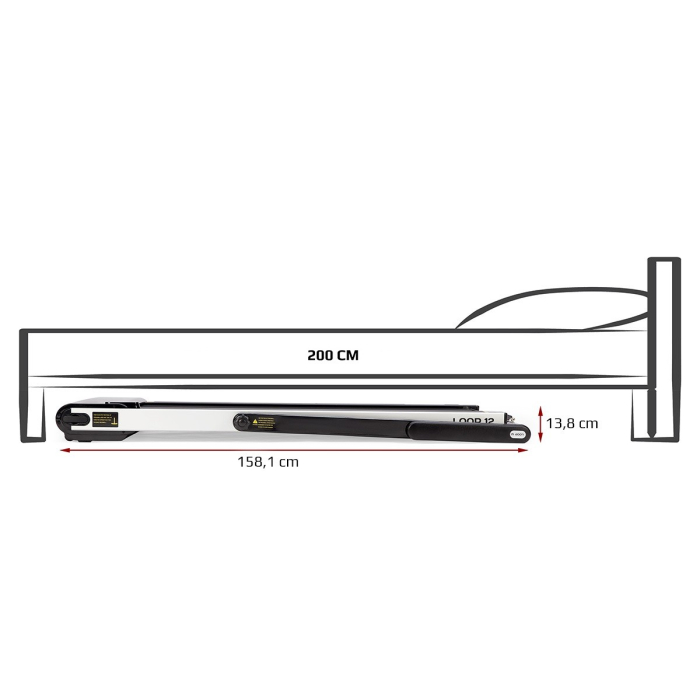 Banda de Alergat Electrica HMS LOOP12 MULTI, 2.5CP, 120kg [32]