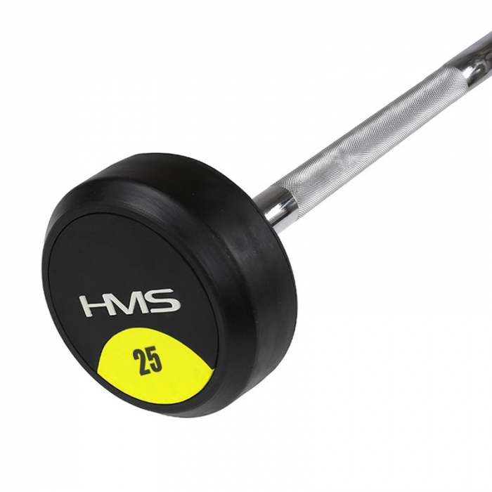 Bara haltera dreapta cu greutate fix HMS GSG-25, 25kg [4]